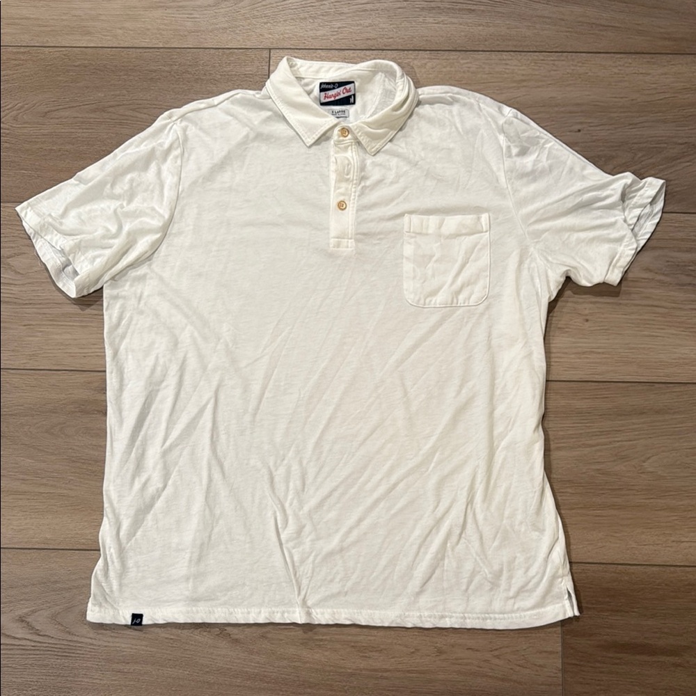 johnnie-O White Polo Shirt Classic Design